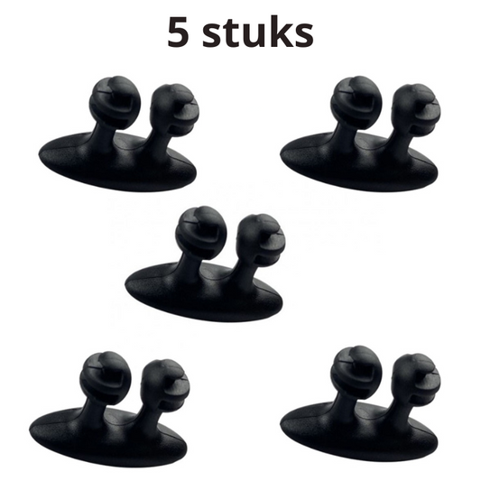 Cable Management Hangers - 5 Pack Cord Organizers - Befez
