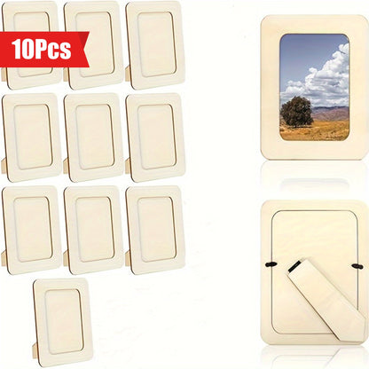 Personalized Wooden Picture Frame Set of 10