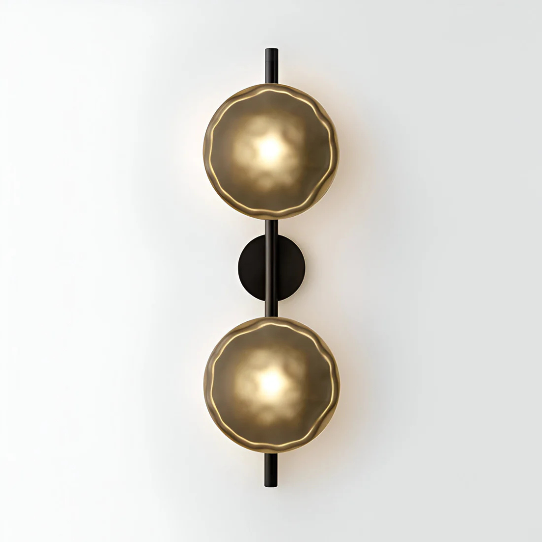 Sleek Glass Contemporary Wall Light