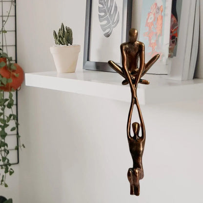 Romantic Couple Strength Statue Decor