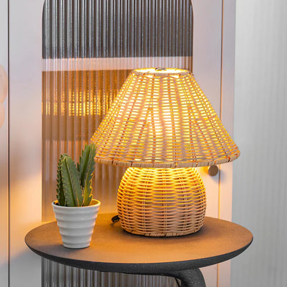 Stylish Woven Desk Lamp