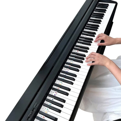 Reusable Piano Key Sticker Labels