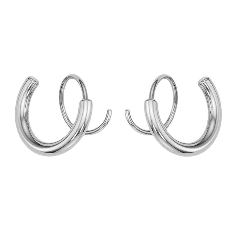 Unique Spiral Drop Earrings