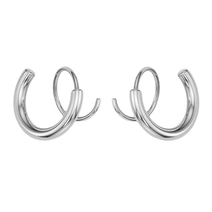 Unique Spiral Drop Earrings