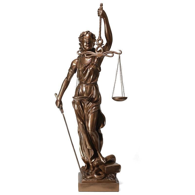 Beautiful Lady Justice Figurine Statue