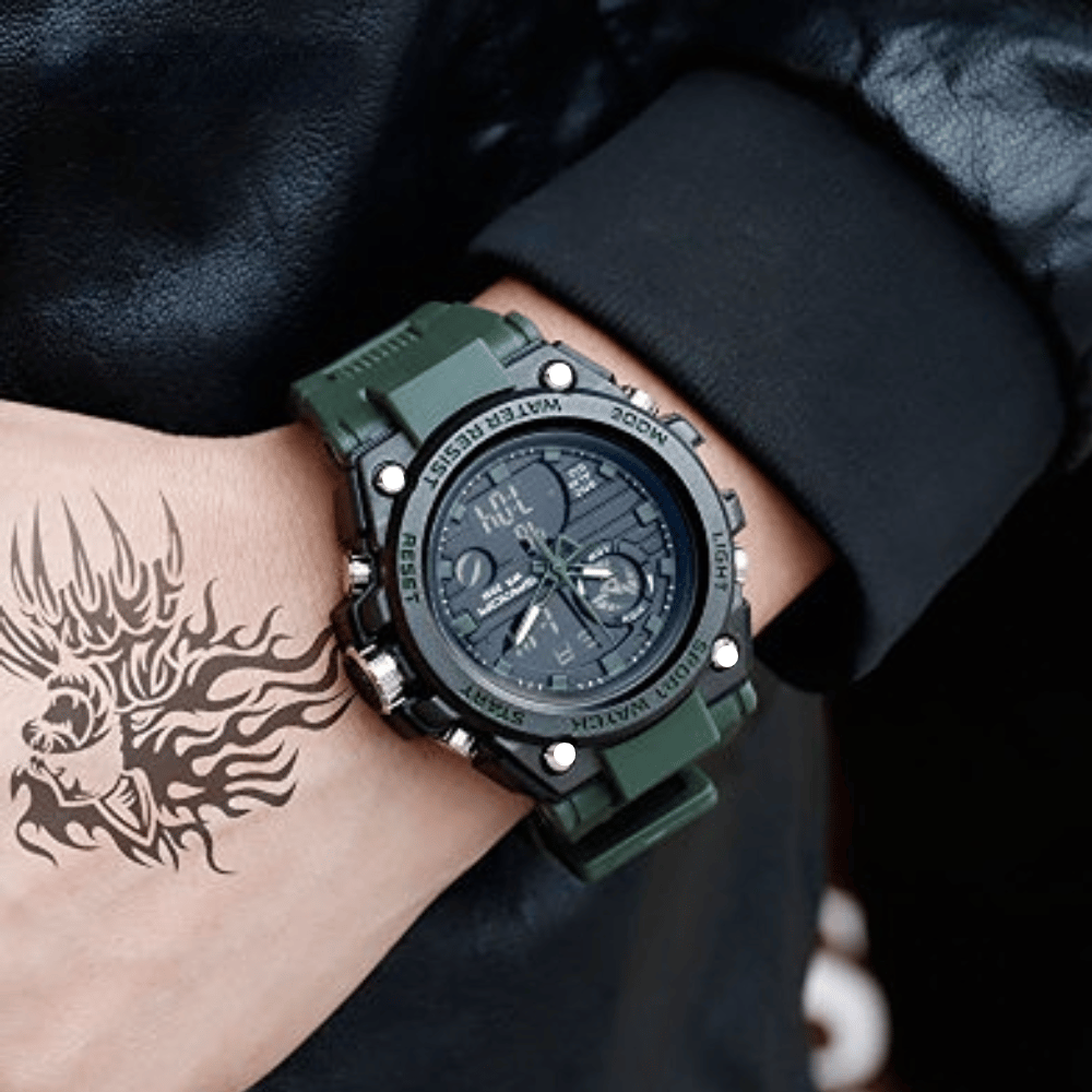 Waterproof LED Sports Watch for Men