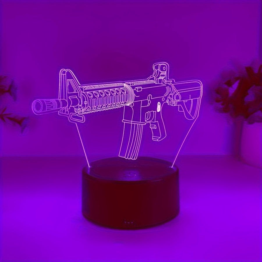 Sleek 3D LED Touch Desk Lamp