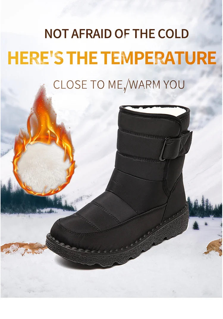 Insulated Warm Women's Winter Snow Boots