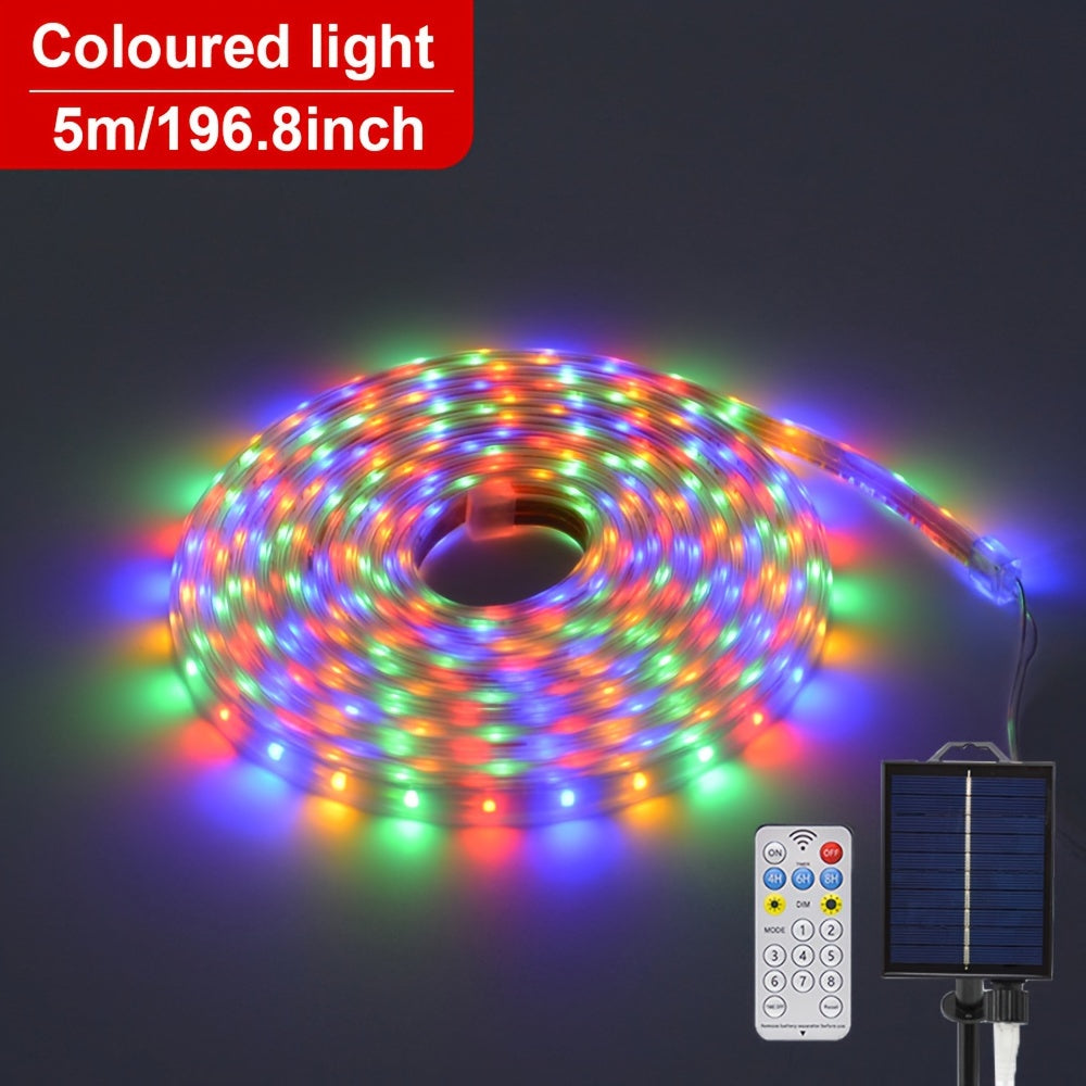 Portable SolarPowered LED Tube Light with Remote