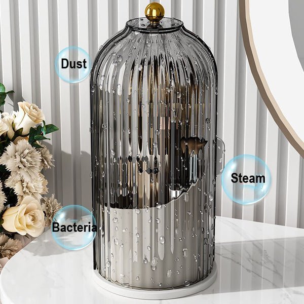Rotating Makeup Brush Storage Organizer
