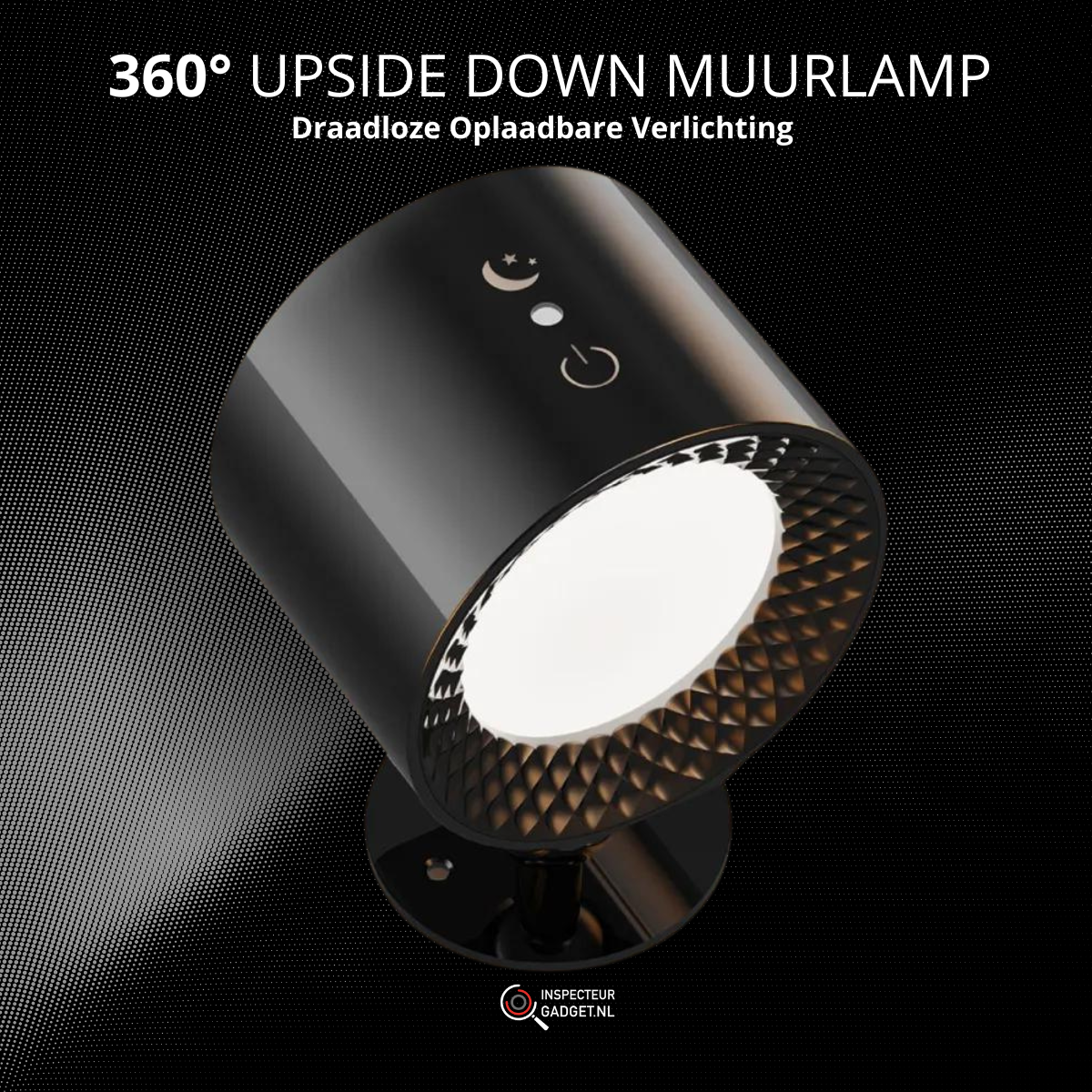 Rotating Wireless Rechargeable Wall Light - Befez
