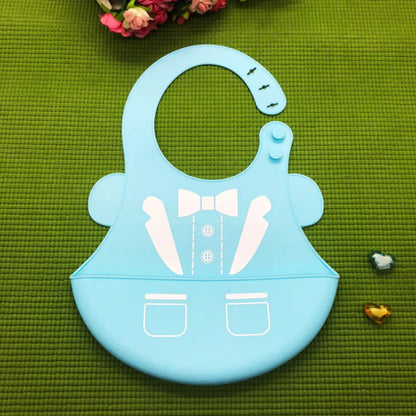 Soft Baby Bibs – Cute Animal Silicone Feeding Bib Set