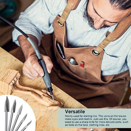 Befez | 5Pc Wooden Drill Bit Set