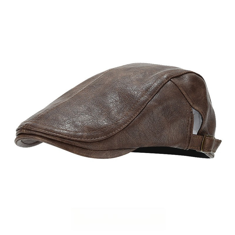 Vintage Genuine Leather Hat