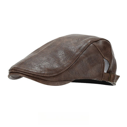 Vintage Genuine Leather Hat