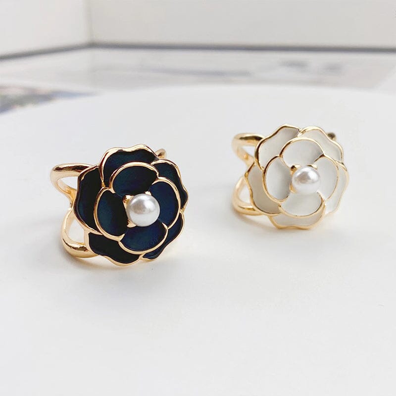 Beautiful Floral Scarf Clip