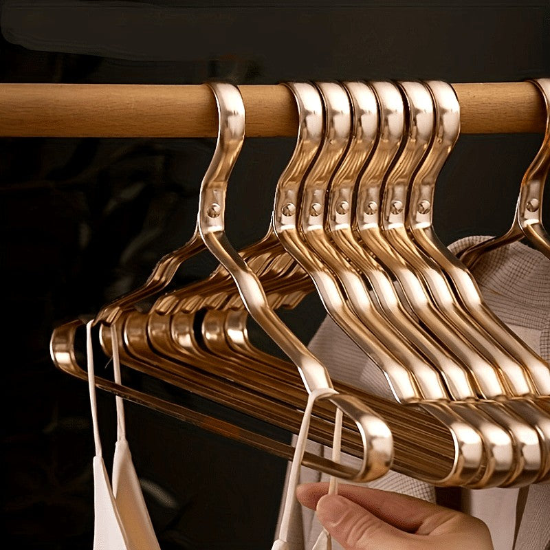 Sturdy Brass Clothes Hangers for Deluxe Clothing Storage - Befez