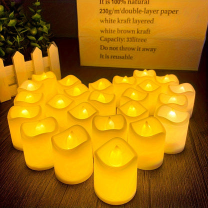 Warm Ambient LED Candle Lights