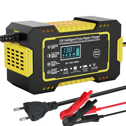 Smart 12V Car Battery Charger with LCD Display - Befez