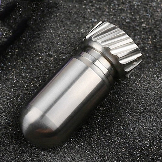 Compact Travel Pill Box Waterproof Titanium Case - Befez