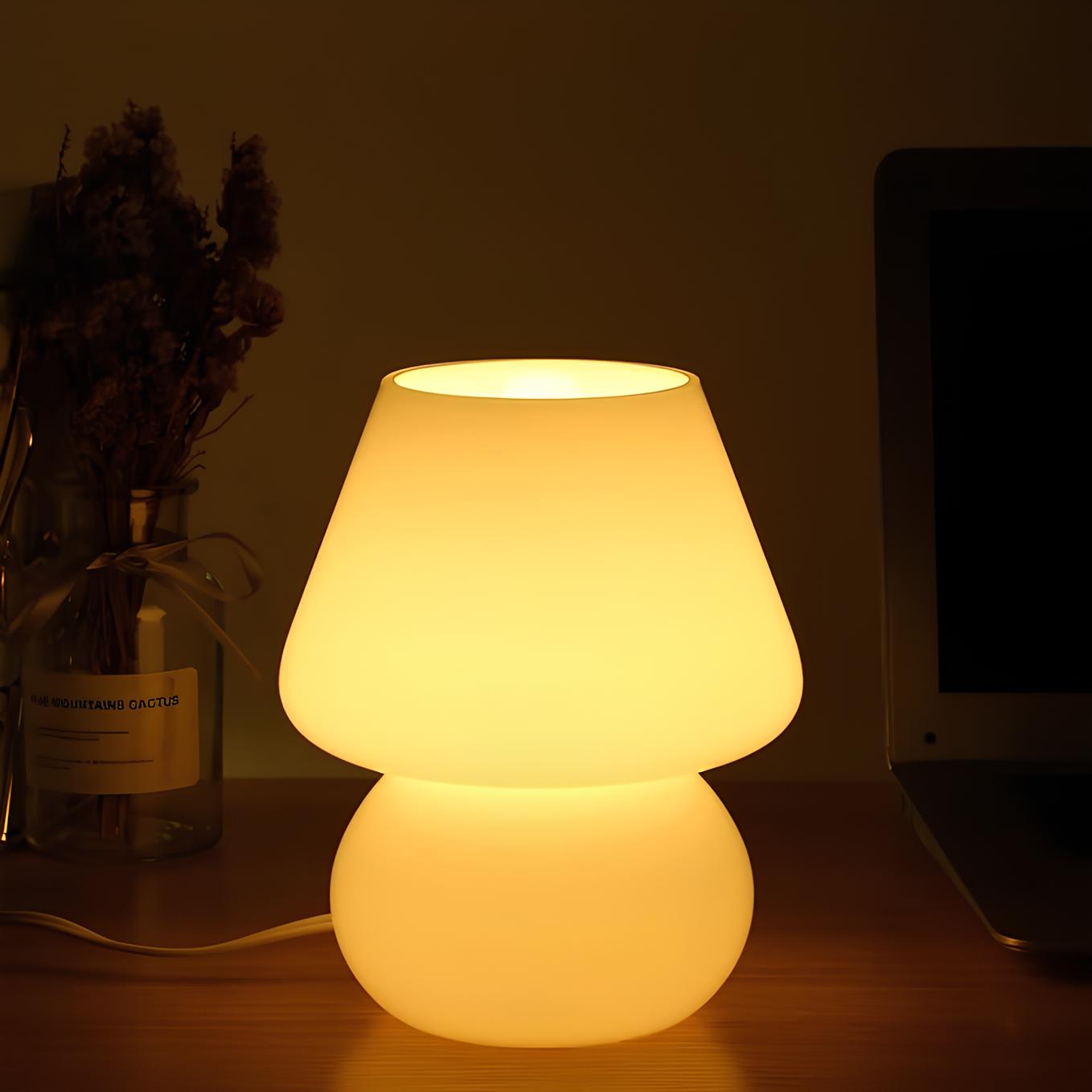 Unique Artisan Glass Table Lamp