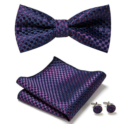 Classic Bow Tie Three Piece Suit Set