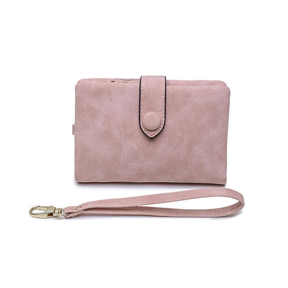 Compact Ladies Leather Fold Wallet