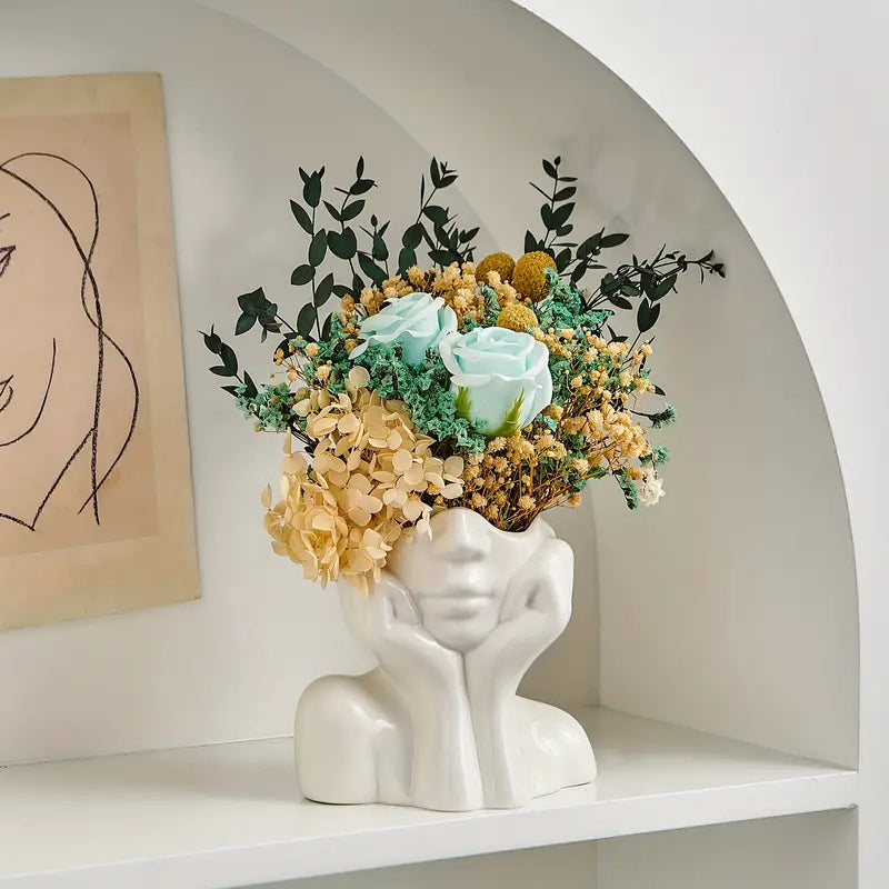 Simple Elegant Ceramic Vase for Modern Homes