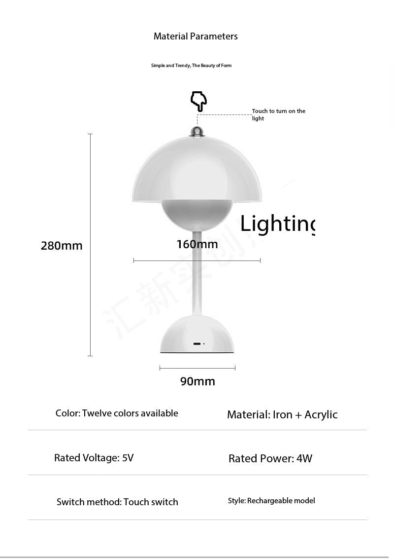 Beautiful Bedside Table Light Lamp