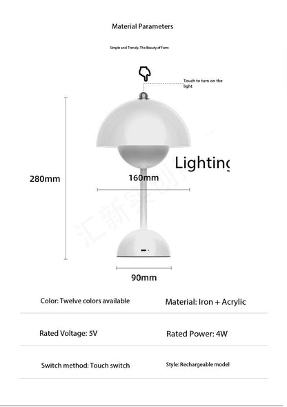 Beautiful Bedside Table Light Lamp