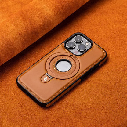 Premium Leather Phone Case with Strong Magnetic Holder