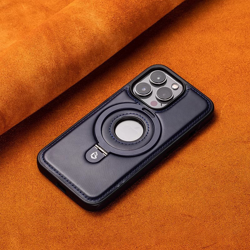 Premium Leather Phone Case with Strong Magnetic Holder