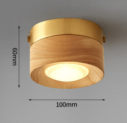 Traditional Wooden Pendant Light Fixture