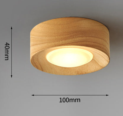 Traditional Wooden Pendant Light Fixture