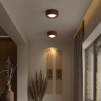 Traditional Wooden Pendant Light Fixture