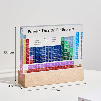 Science Element Table Desk Art