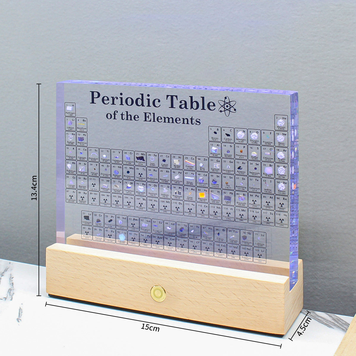 Science Element Table Desk Art