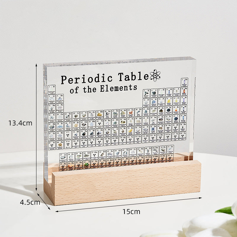Science Element Table Desk Art