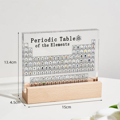 Science Element Table Desk Art