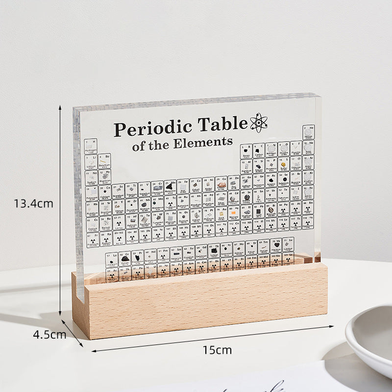 Science Element Table Desk Art
