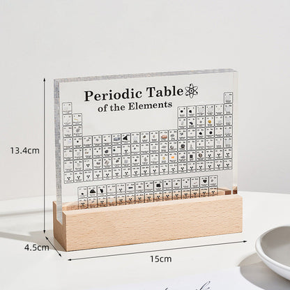 Science Element Table Desk Art