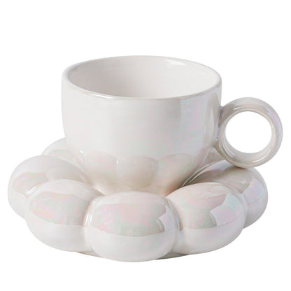 Rustic Farmhouse Floral Coffee Mug Ceramic Set