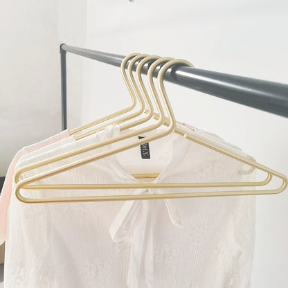 Strong Metal Coat Hanger in Matte Gold Finish
