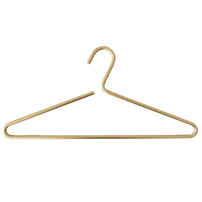 Strong Metal Coat Hanger in Matte Gold Finish