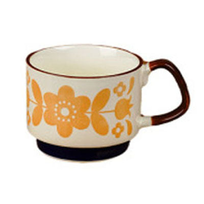 Decorative Printed Hanging Ceramic Coffee Mug