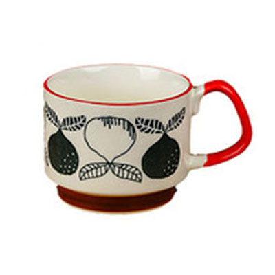 Decorative Printed Hanging Ceramic Coffee Mug