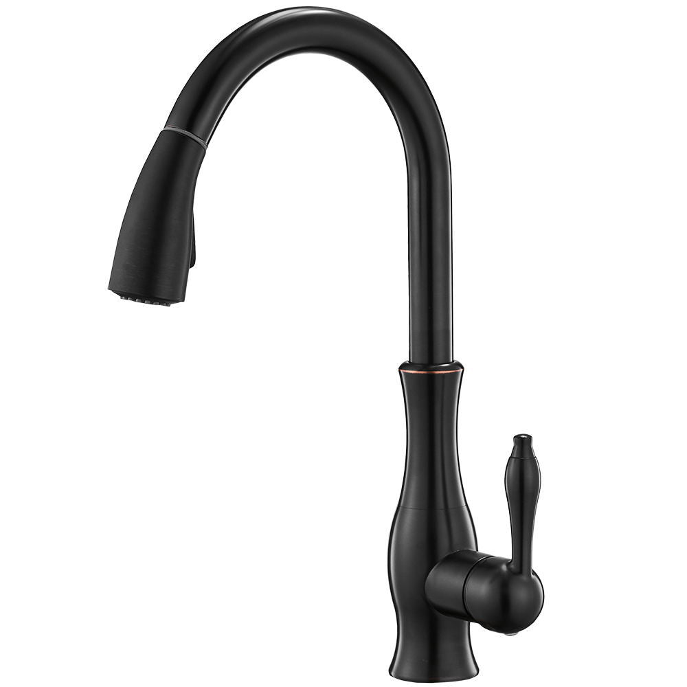 Stainless Steel Kitchen Sink Faucet with Hot and Cold Water Mixer - Befez