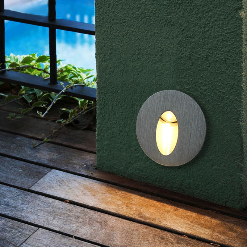 LED Stair Lights Aluminum Recessed Corner Lights Square Wall Lamps