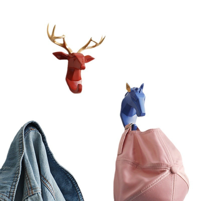Fun Animal Shaped Wall Key Holder Coat Hook