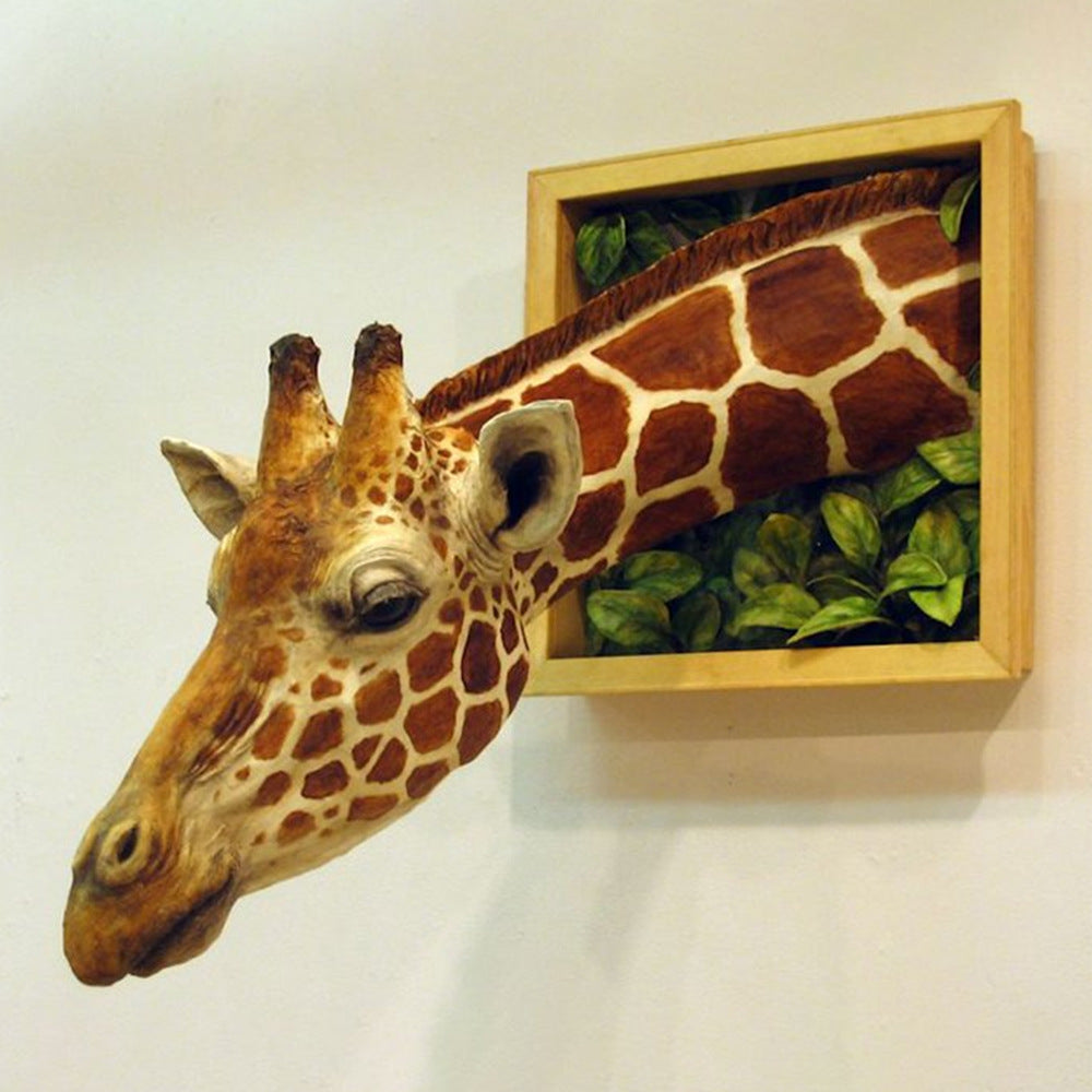 Fun Animal 3D Wall Art Decoration